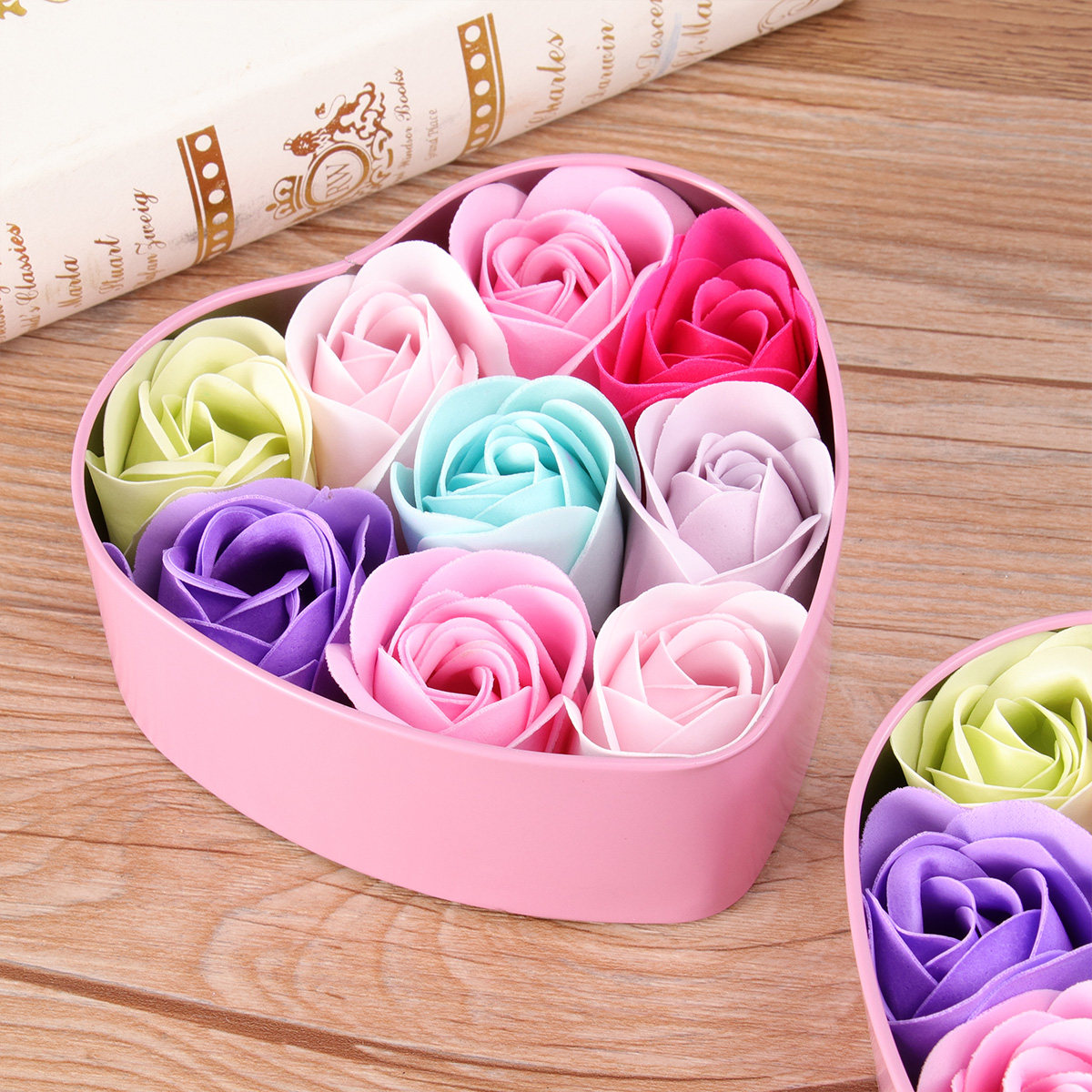 Luxury Skincare Gift Set - Jabón de Rosas en Caja de
