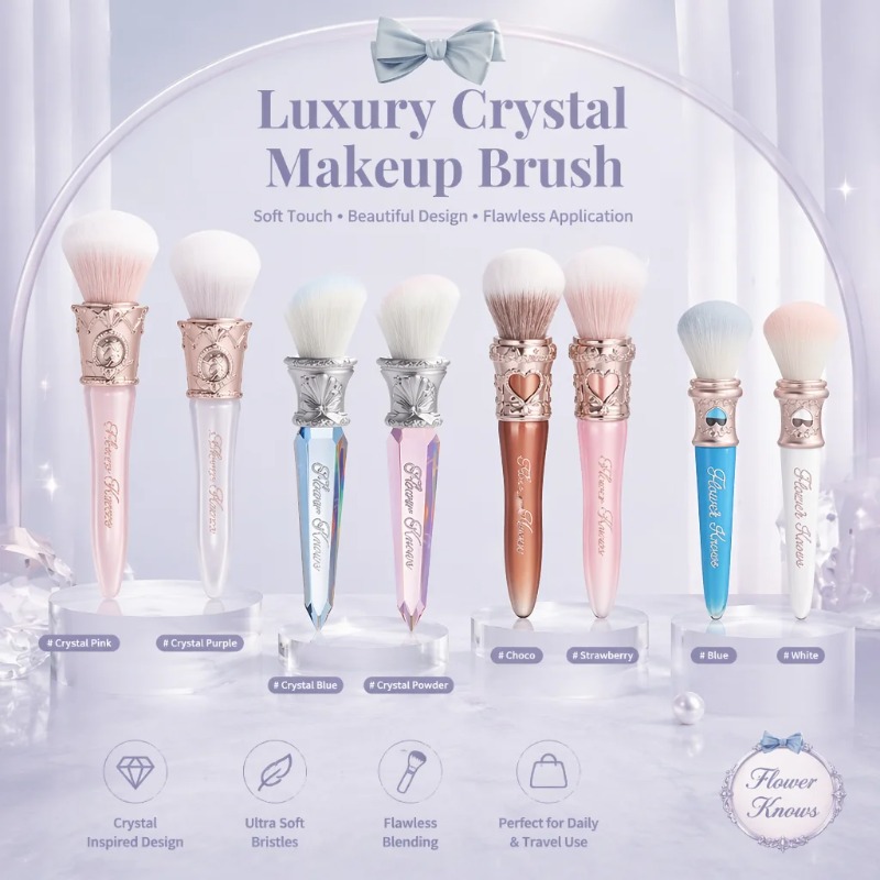Luxury Skincare And Makeup Brands - Brocha de Maquillaje de Lujo Crystal