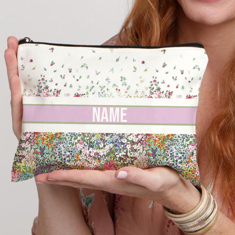 Luxury Skincare And Makeup Brands - Bolsa de cosméticos con nombre personalizado