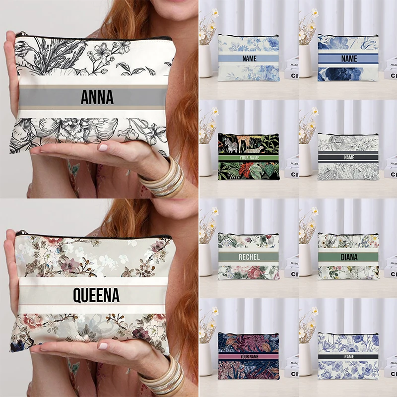 Luxury Skincare And Makeup Brands - Bolsa de maquillaje Vintage con nombre