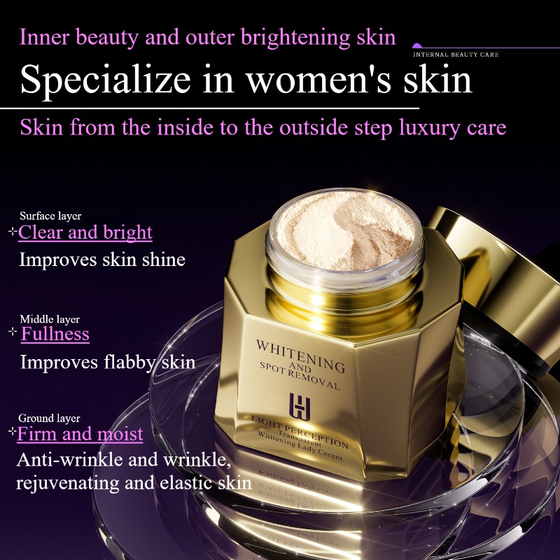 Crema Facial iluminadora de ni - Luxury Skincare Whitening Cream reseña y precio