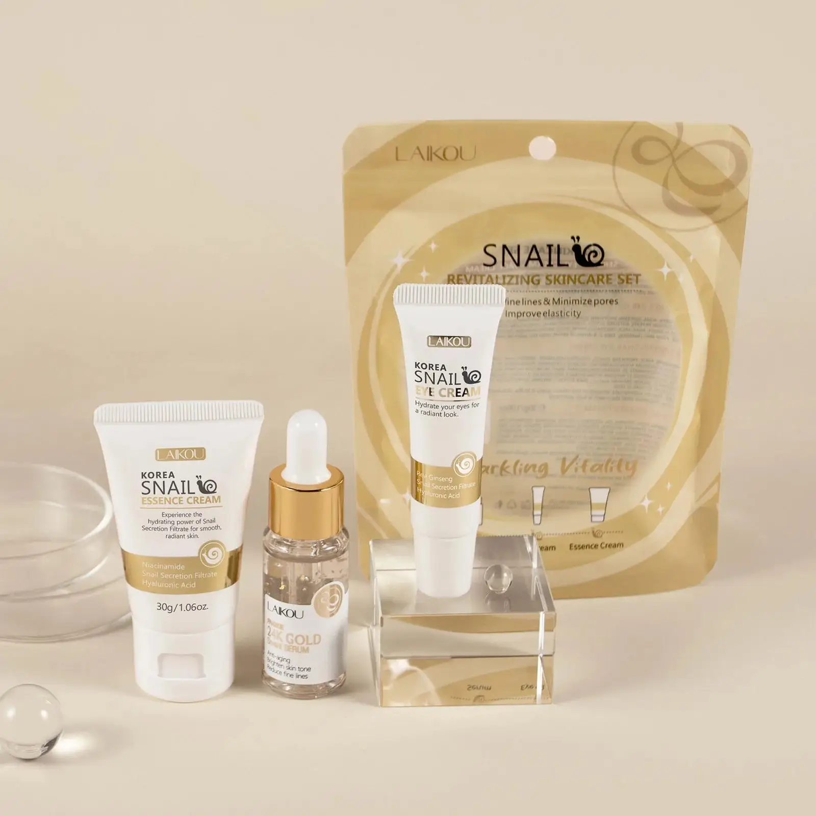 Suero reparador de caracol dor - Luxury Skincare For Women reseña y precio