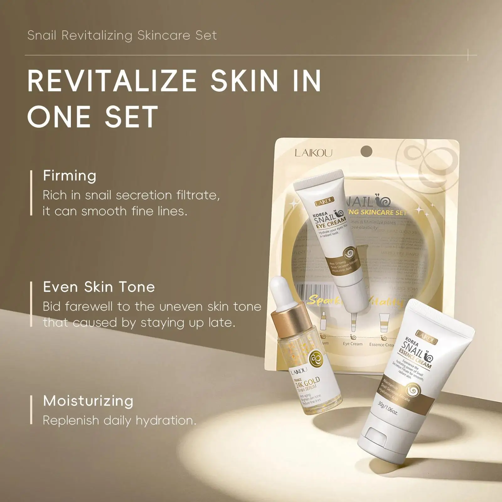 Suero reparador de caracol dor - Luxury Skincare For Women reseña y precio