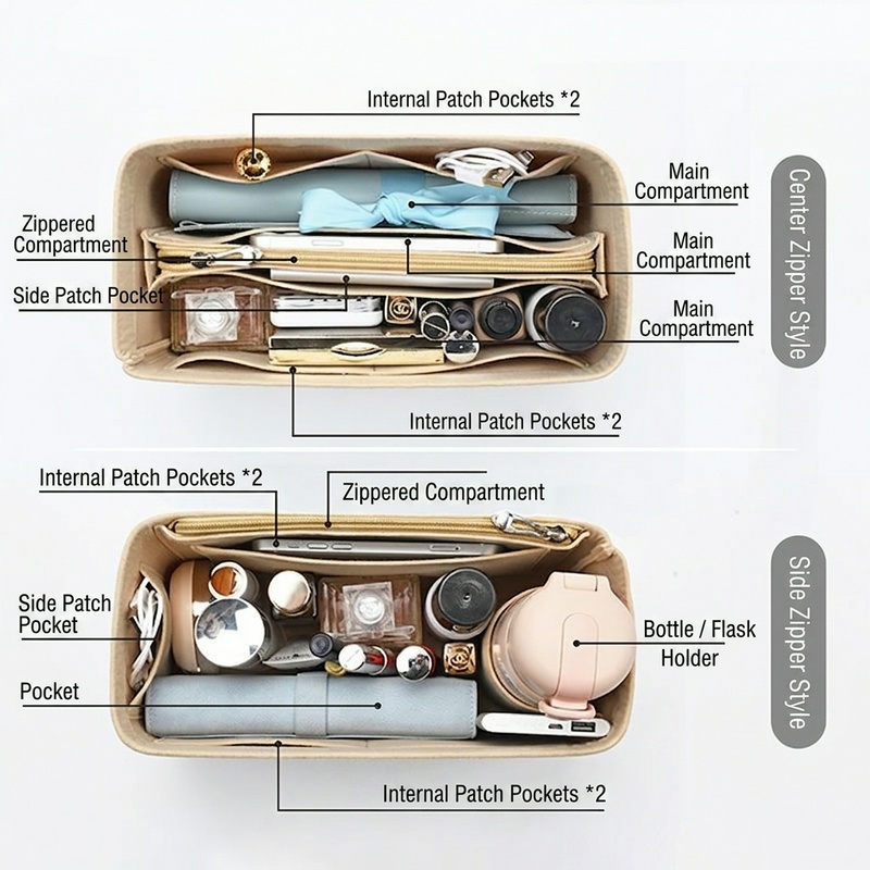 Organizador de Bolso de Fieltr - Luxury Skincare And Makeup Brands reseña y precio