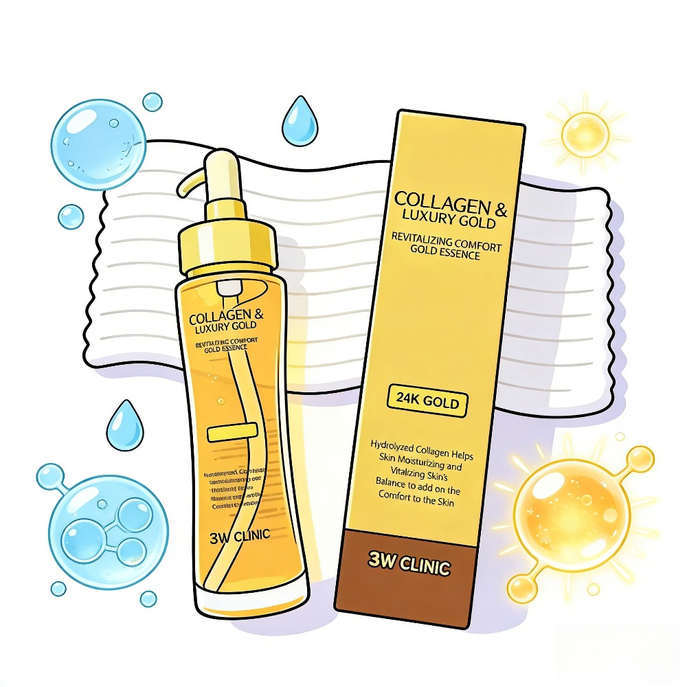 3WCLINIC Colágeno y Esencia de - Luxury Skincare In Korea reseña y precio